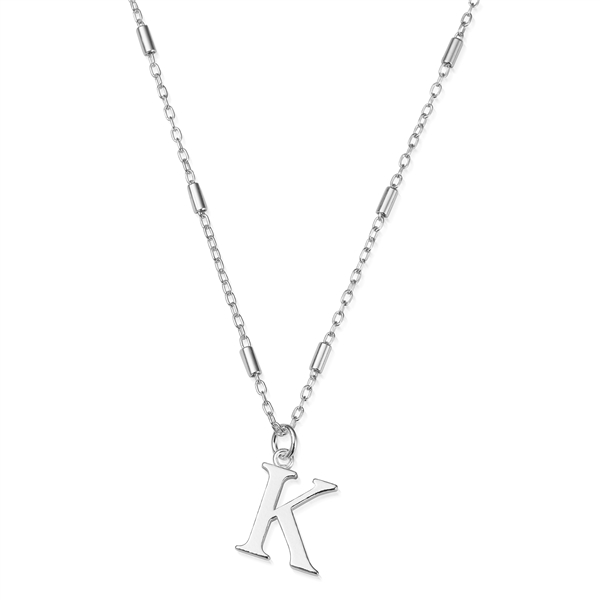 ChloBo Silver Iconic Preliminary Necklace - Letter Okay