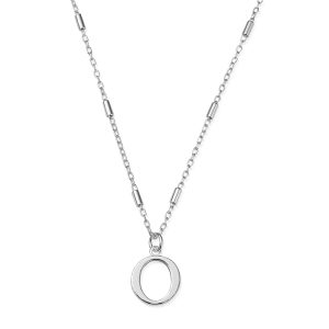 ChloBo Silver Iconic Preliminary Necklace – Letter O