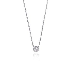Search + To find Calm Silver Necklace – Silver