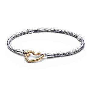 Pandora Combined Steel Middle Closure Bracelet – 18cm