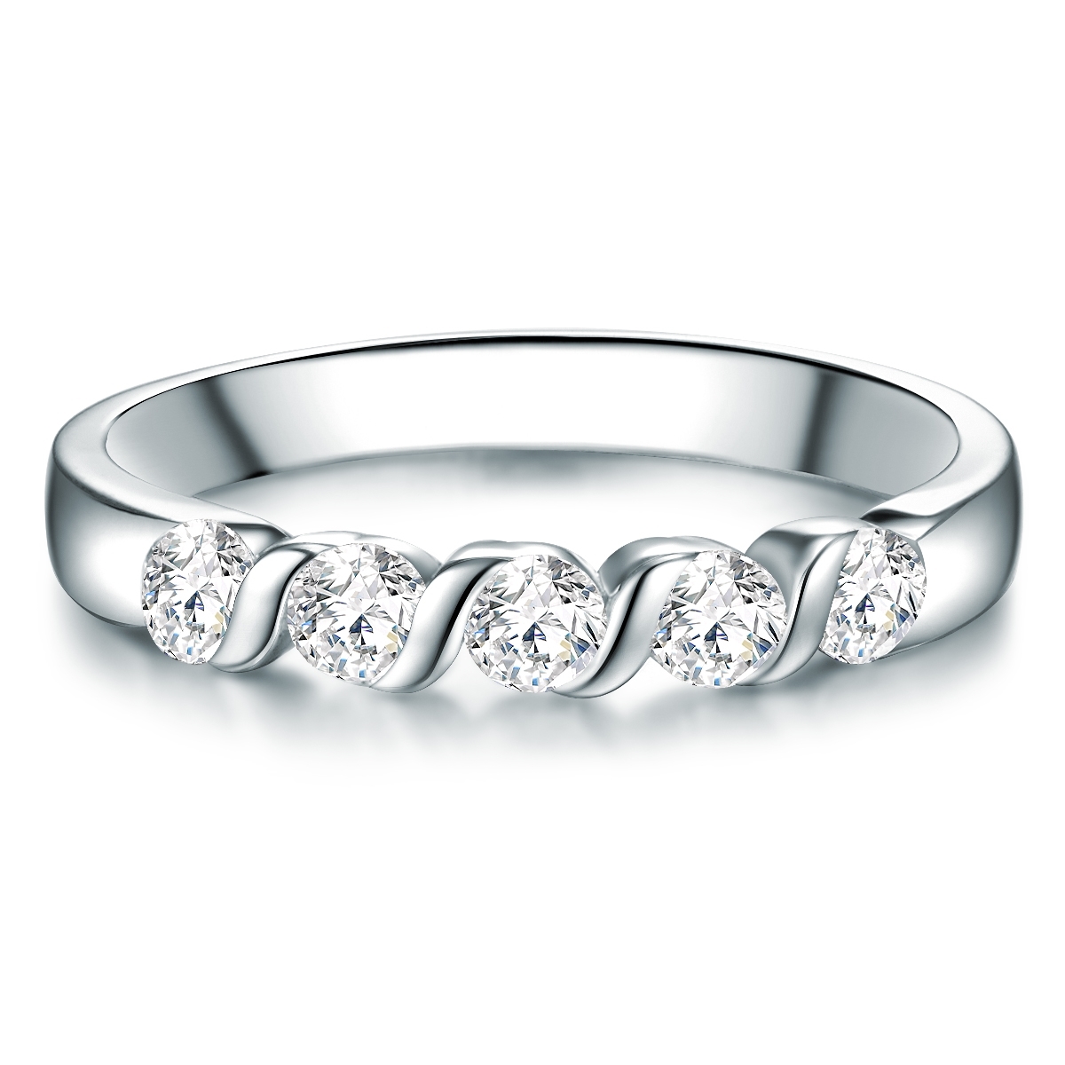 Tresor 1934 Womens Trilani Female Sterling Silver Ring - Size K