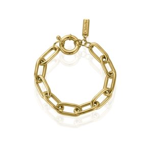 ChloBo Gold Luxe Chunky Hyperlink Bracelet – Gold