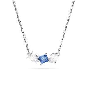 Swarovski Mesmera Blue Combined Cuts Pendant Necklace – 38cm
