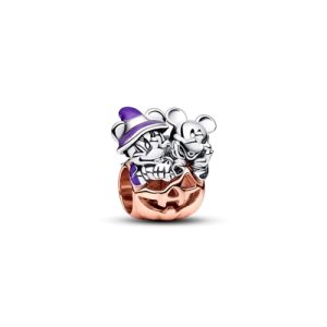 Pandora Disney Mickey Mouse & Minnie Mouse Halloween Pumpkin Allure