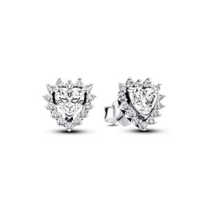 Pandora Glowing Middle Halo Stud Earrings