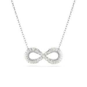 Swarovski Hyperbola Infinity Rhodium Plated Necklace