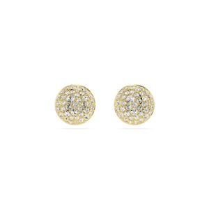 Swarovski Meteora White Crystal Gold-Tone Plated Stud Earrings