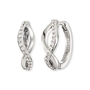 Angel Whisperer Silver Paradise Hoop Earrings – Silver