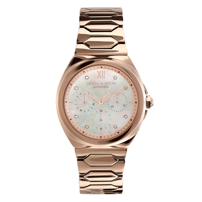 Olivia Burton Rose Gold Lustre Watch
