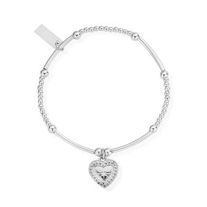 ChloBo Adorable Mini Celebrity Center Bracelet – Silver