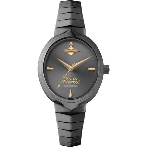 Vivienne Westwood Gun Steel Armour Oval Watch – Black