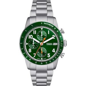 Fossil Sport Tourer Mens Silver Watch FS6048 Stainless Steel (archived) – One Size