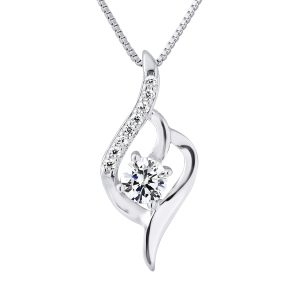 Lova – Lola Van Der Keen Womens Pendant – Be Pretty Collection Silver Sterling – One Size