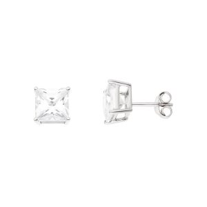 Diadema Womens – Earrings  Love Jewelry Collection Silver Sterling – One Size