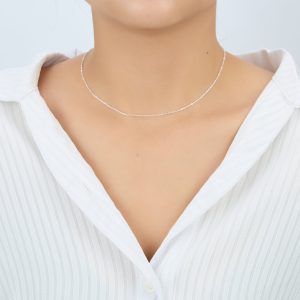 Sterling Silver 16″ 18″ 20″ Inch 1.2mm Nice Cable Chain Necklace