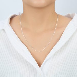 Sterling Silver 16″ 18″ 20″ Inch 1.2mm Superb Italian Curb Chain Necklace
