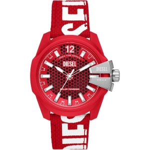 Diesel Baby Chief Mens Red Watch DZ4619 Fabric – One Size