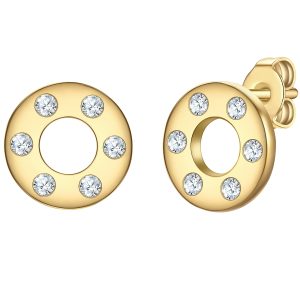 Rafaela Donata Womens Female Sterling Silver Earring – Gold – One Size