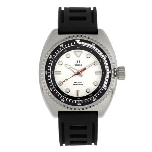 Shield Dreyer Mens Diver Strap Watch – Silver Stainless Steel – One Size