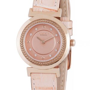 Johan Eric : djursland womens orange watch.. Leather – One Size