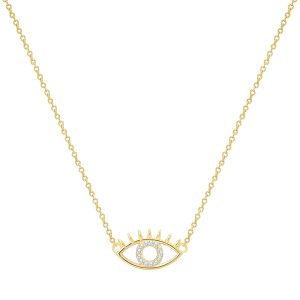 Glanzstücke München Womens Female Sterling Silver Necklace – Gold – One Size