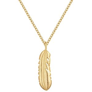 Rafaela Donata Womens Female Sterling Silver Necklace – Gold – One Size
