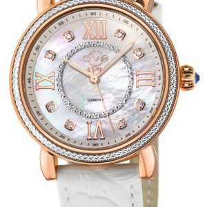 Gv2 WoMens Marsala Leather Watch – White – One Size