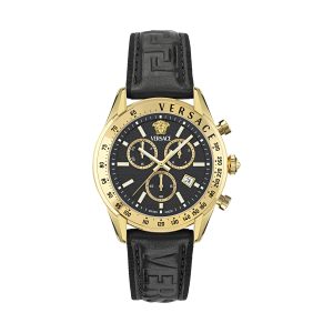 Versace Chrono Master Mens Black Watch VE8R00224 Leather (archived) – One Size