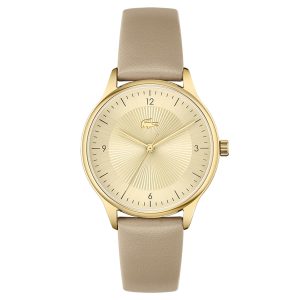 Lacoste Club WoMens Beige Watch 2001167 Leather (archived) – One Size