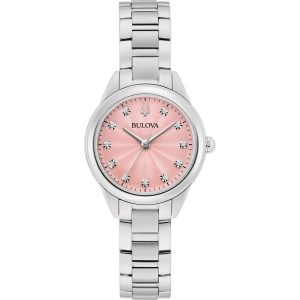Bulova Sutton WoMens Silver Watch 96P249 Stainless Steel (archived) – One Size