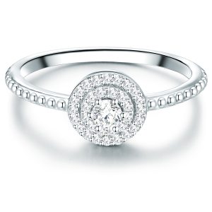Tresor 1934 Womens Trilani Female Sterling Silver Ring – Size K
