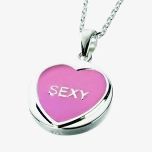 Love Hearts Silver Enamel Pendant – Sexy