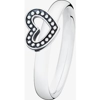 Spinning Silver Forever Marcasite Open Heart Ring 70114 - Image 2
