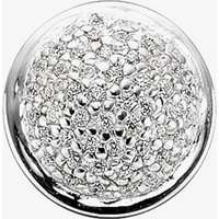 Story Round Silver Pave Button Charm 4208895 - Image 2