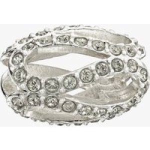 Chamilia Light Grey Glistening Meander Crystal Bead 2083-0406