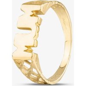 9ct Yellow Gold MUM Ring S1741Y-L