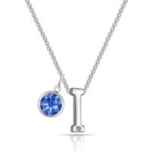 Preliminary I Necklace with Birthstone Appeal Created with Zircondia® Crystals
