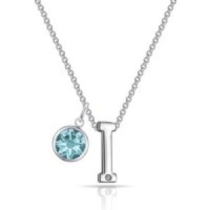 Preliminary I Necklace with Birthstone Appeal Created with Zircondia® Crystals