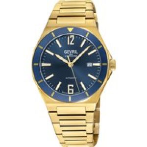 Gevril Mens High Line 48402B Swiss Automatic Sellita SW200 Watch – Gold – One Size