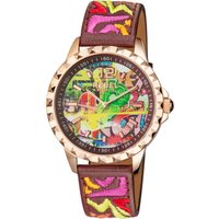 Rebel WoMens Dumbo Burgundy Dial Leather Watch - One Size - Image 2