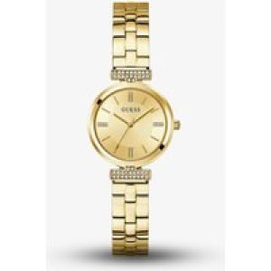 Guess Ladies Array Gold Tone Crystal Watch GW0762L2