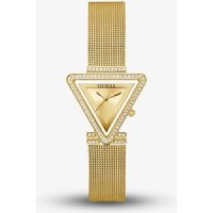 Guess Ladies Fame Gold Tone Triangular Crystal Watch GW0508L2