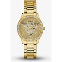 Guess Ladies Lady Idol Gold Tone Glitter Crystal Watch GW0605L2 - Image 2