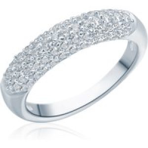 Rafaela Donata Womens Female Sterling Silver Ring – Size N
