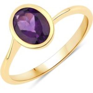 Rafaela Donata Womens Khushi Female Sterling Silver Ring – Gold – Size R
