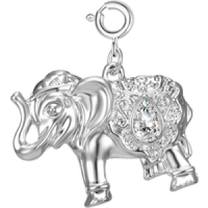 Clip On Charms Created with Zircondia® Crystals