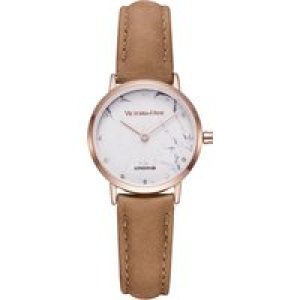 Victoria Hyde London Womens Watch Marble Dial – Camel Stainless Steel – One Size