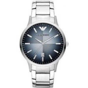 Armani Mens AR11182 Watch – Silver Stainless Steel – One Size