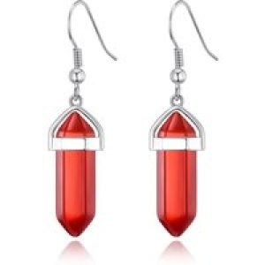Carnelian Gemstone Drop Earrings