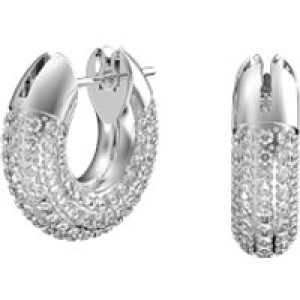 Swarovski Dextera White Cystal Hoop Earrings